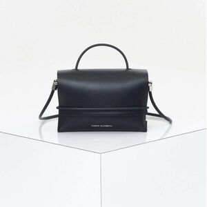 737. KOZHA NUMBERS The Current Black Leather Crossbody Small Bag $385 EUC